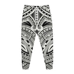 Tribal Maori Polynesian Tattoo Print Jogger Pants