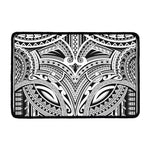 Tribal Maori Polynesian Tattoo Print Kitchen Mat
