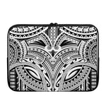 Tribal Maori Polynesian Tattoo Print Laptop Sleeve
