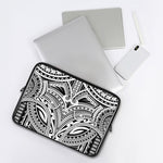 Tribal Maori Polynesian Tattoo Print Laptop Sleeve