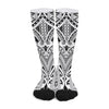 Tribal Maori Polynesian Tattoo Print Long Socks