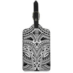 Tribal Maori Polynesian Tattoo Print Luggage Tag