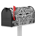 Tribal Maori Polynesian Tattoo Print Mailbox Cover