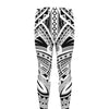 Tribal Maori Polynesian Tattoo Print Men's leggings