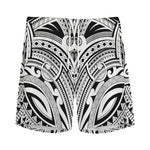 Tribal Maori Polynesian Tattoo Print Men's Sports Shorts