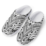 Tribal Maori Polynesian Tattoo Print Mesh Casual Shoes