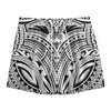 Tribal Maori Polynesian Tattoo Print Mesh Shorts