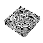 Tribal Maori Polynesian Tattoo Print Outdoor Seat Cushion Cover