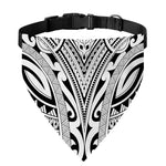 Tribal Maori Polynesian Tattoo Print Over The Collar Dog Bandana