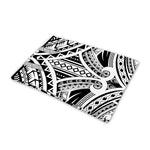 Tribal Maori Polynesian Tattoo Print Pet Cooling Mat Cover