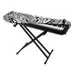 Tribal Maori Polynesian Tattoo Print Piano Keyboard Cover