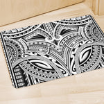 Tribal Maori Polynesian Tattoo Print Polyester Doormat