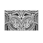 Tribal Maori Polynesian Tattoo Print Polyester Flag