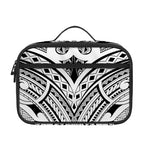 Tribal Maori Polynesian Tattoo Print Portable Lunch Bag