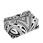 Tribal Maori Polynesian Tattoo Print Rectangle Tissue Box Cover
