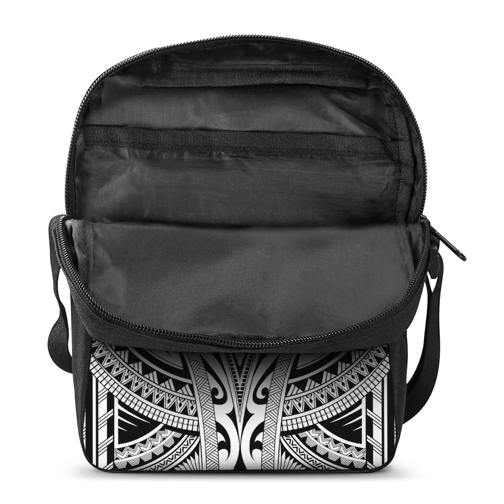 Tribal Maori Polynesian Tattoo Print Rectangular Crossbody Bag