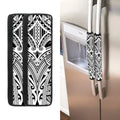 Tribal Maori Polynesian Tattoo Print Refrigerator Handle Covers
