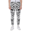 Tribal Maori Polynesian Tattoo Print Joggers
