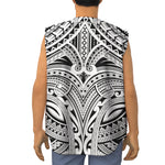 Tribal Maori Polynesian Tattoo Print Sleeveless Baseball Jersey