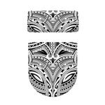 Tribal Maori Polynesian Tattoo Print Toilet Lid And Tank Cover Set