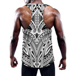 Tribal Maori Polynesian Tattoo Print Training Tank Top