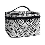 Tribal Maori Polynesian Tattoo Print Travel Makeup Bag