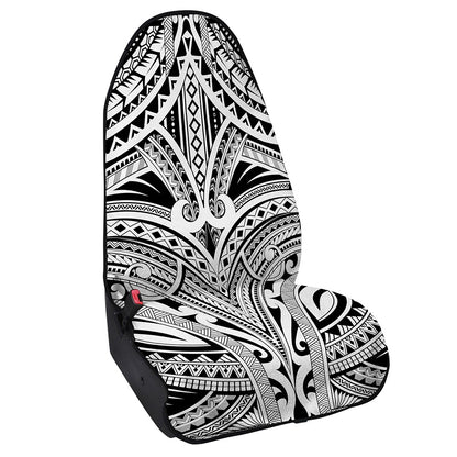 Tribal Maori Polynesian Tattoo Print Waterproof Car Seat Cover