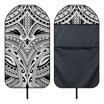 Tribal Maori Polynesian Tattoo Print Waterproof Car Seat Cover