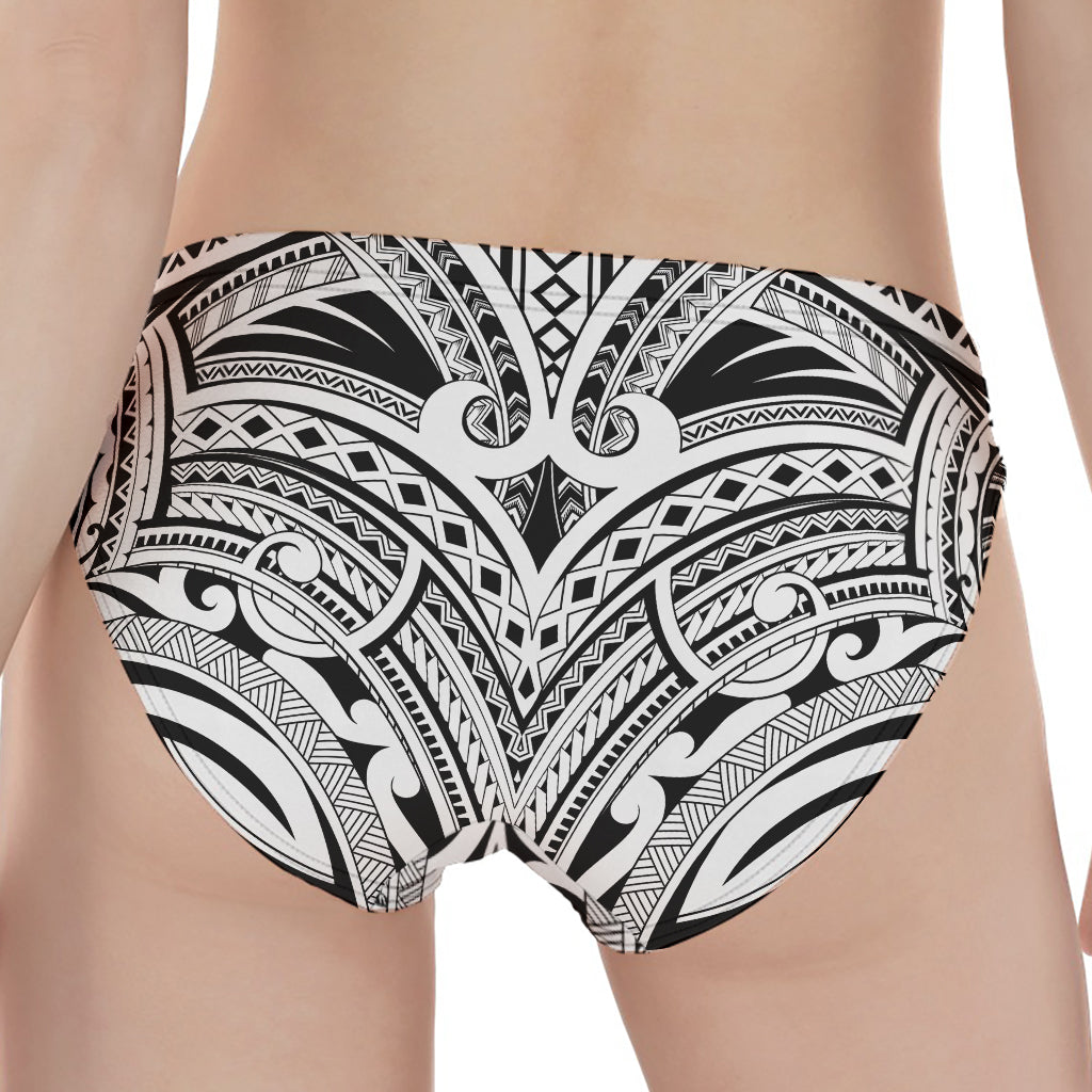 Tribal Maori Polynesian Tattoo Print Women's Panties