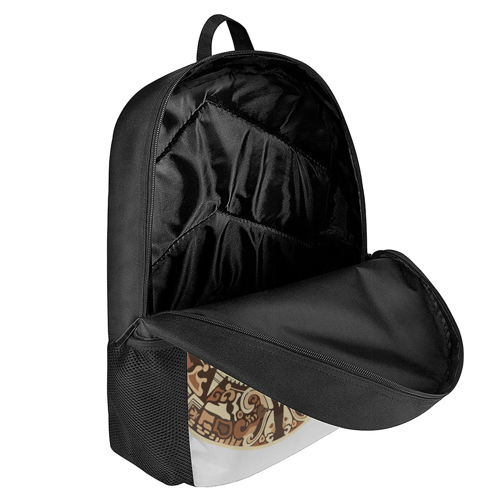 Tribal Maya Calendar Print 17 Inch Backpack