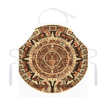Tribal Maya Calendar Print Adjustable Apron