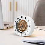 Tribal Maya Calendar Print Alarm Clock