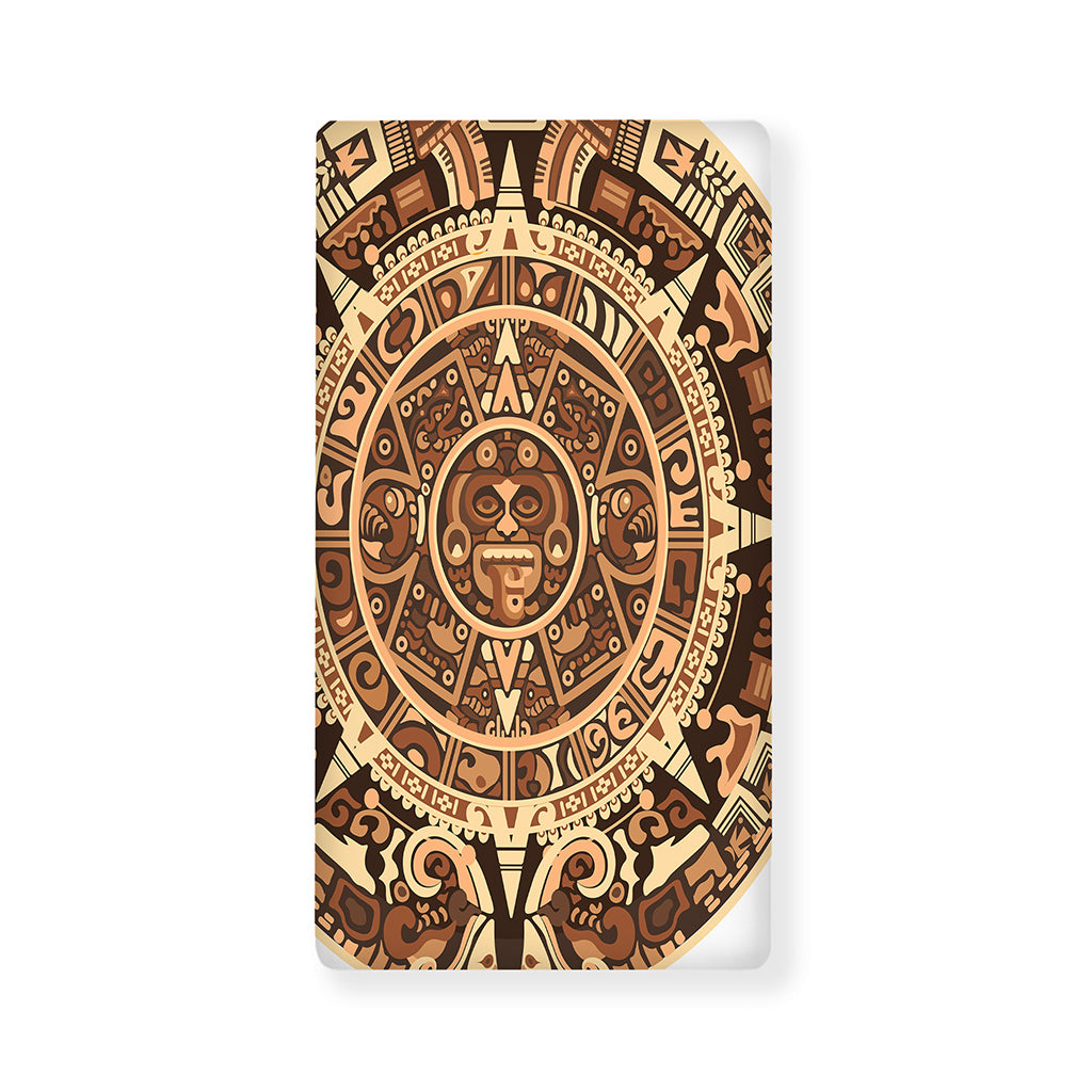Tribal Maya Calendar Print Baby Crib Sheet