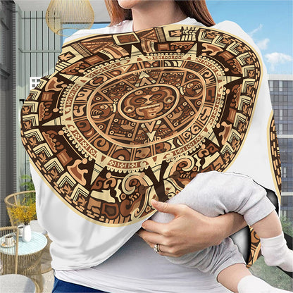 Tribal Maya Calendar Print Baby Seat Cover