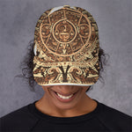 Tribal Maya Calendar Print Baseball Cap