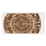 Tribal Maya Calendar Print Beach Towel