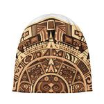 Tribal Maya Calendar Print Beanie