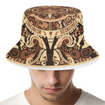 Tribal Maya Calendar Print Bucket Hat