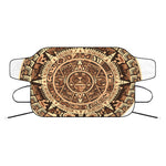 Tribal Maya Calendar Print Car Windshield Snow Cover