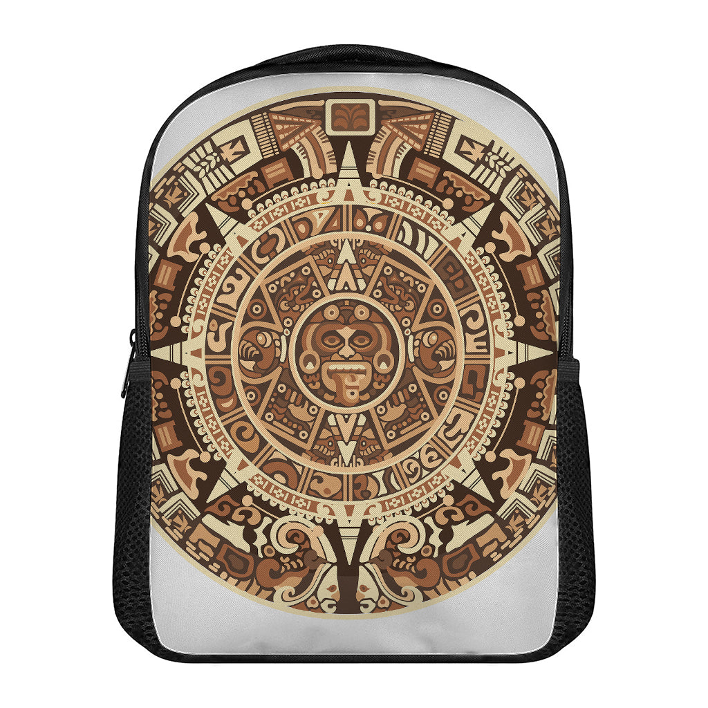 Tribal Maya Calendar Print Casual Backpack