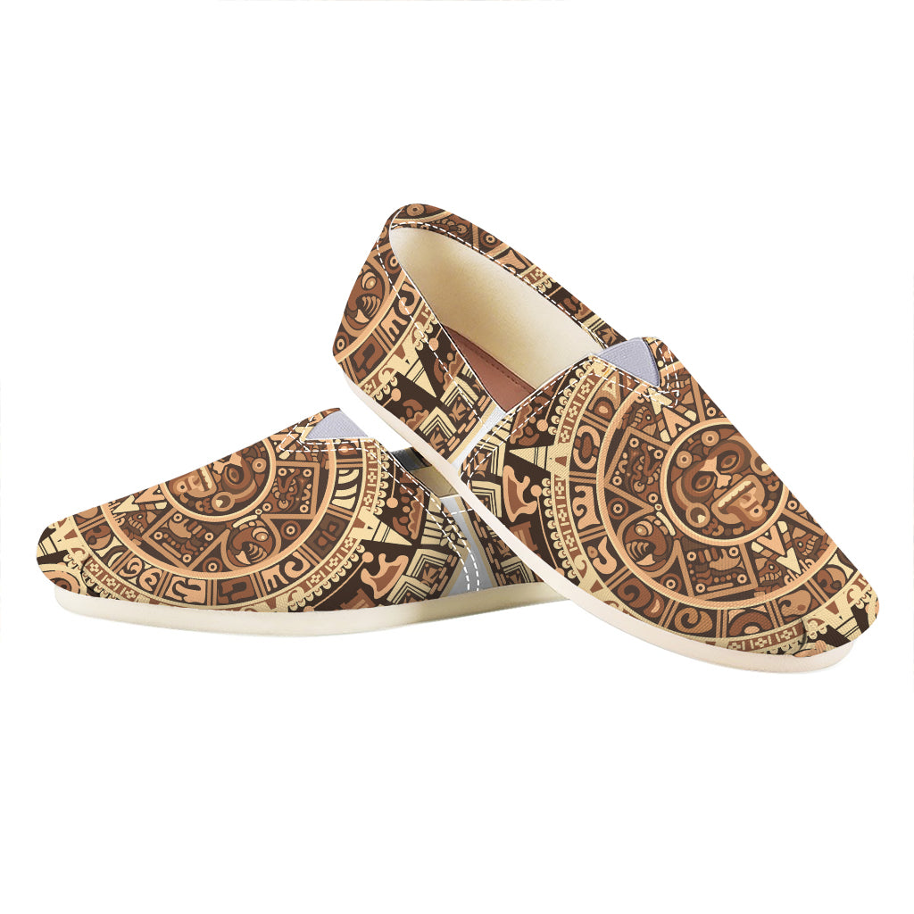Tribal Maya Calendar Print Casual Shoes