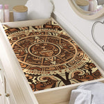 Tribal Maya Calendar Print Changing Pad Cover