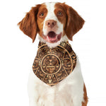 Tribal Maya Calendar Print Dog Bandana