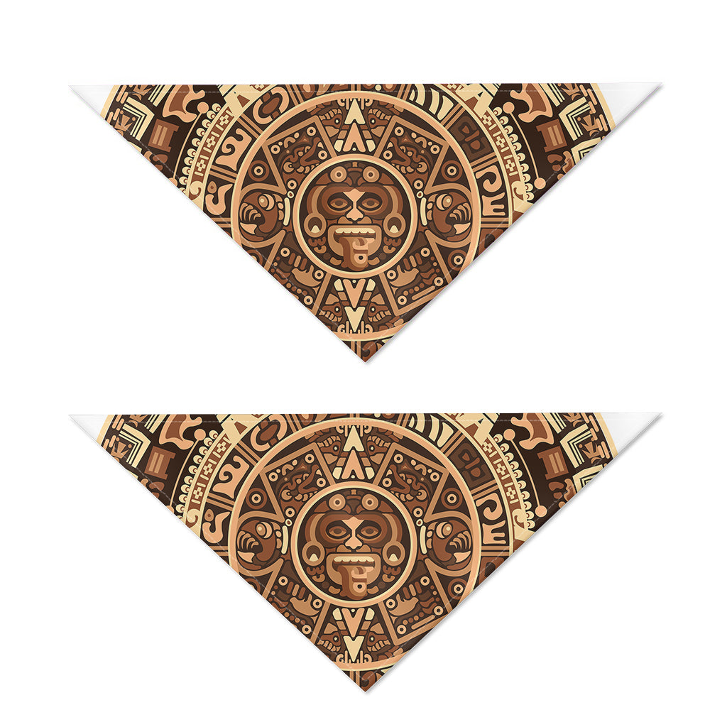 Tribal Maya Calendar Print Dog Bandana