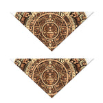 Tribal Maya Calendar Print Dog Bandana