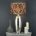 Tribal Maya Calendar Print Drum Lamp Shade