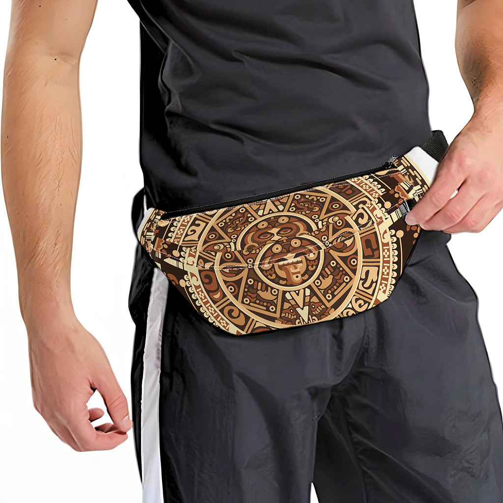 Tribal Maya Calendar Print Fanny Pack
