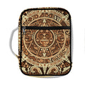 Tribal Maya Calendar Print Front Pocket Bible Bag