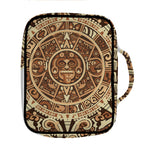 Tribal Maya Calendar Print Front Pocket Bible Bag