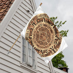Tribal Maya Calendar Print House Flag
